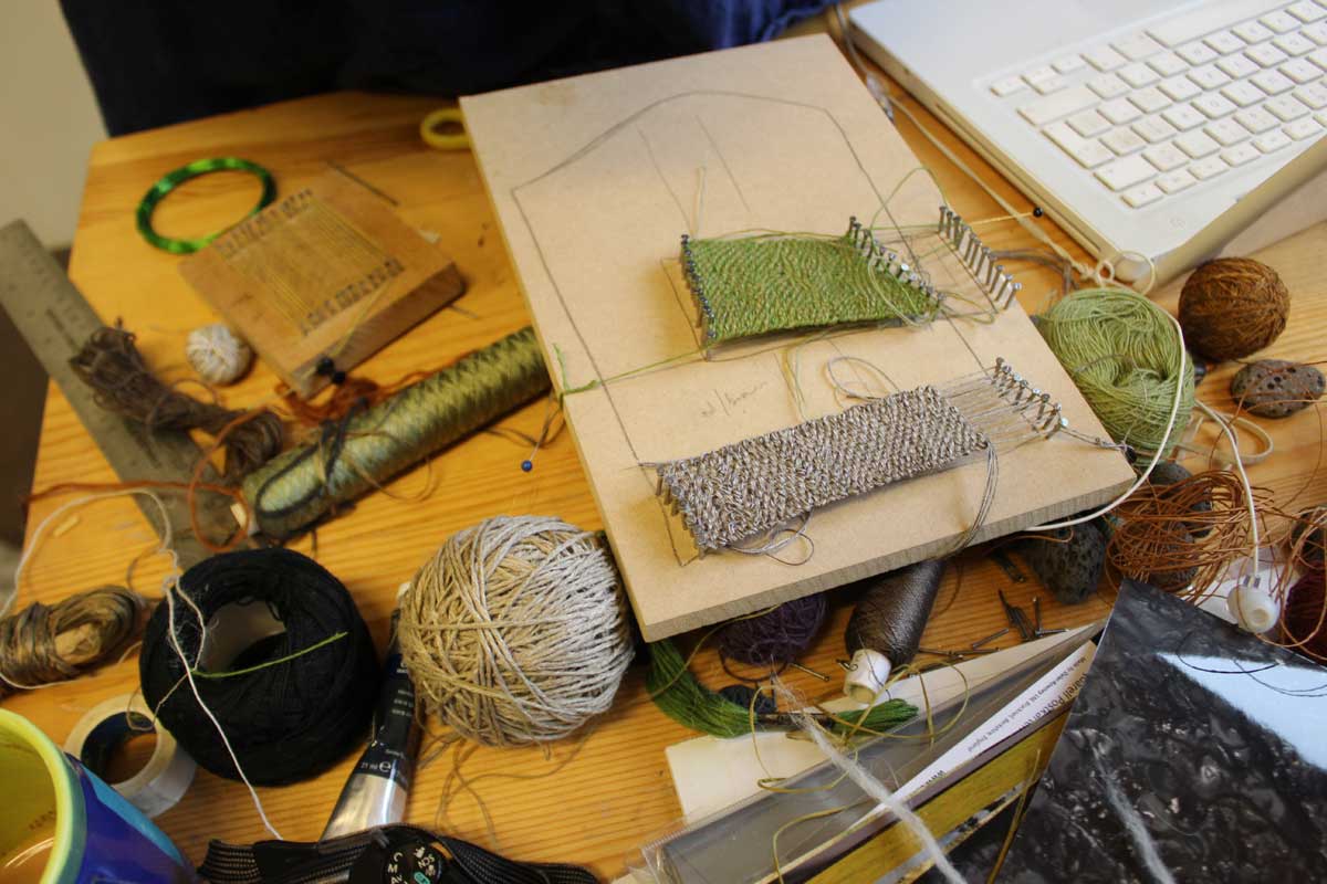Louise's work table