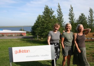 Barbara Milne, Rósa Helgadóttir and Barbara Ballachey